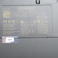 Simatic S7-300 CPU 314C-2 6ES7 314-6CH04-0AB0 FS:09/FW:V3.3.17 OVP