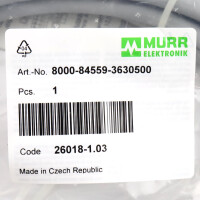 MURR ELEKTRONIK Kabel 8000-84559-3630500 OVP