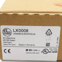 ifm Füllstandsensor LX0008 LK0264B-B-00KVPKG/US OVP