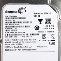 Seagate Barracuda SATA 7200.12 500 GB ST3500413AS GEB