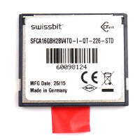 swissbit Industrial CFast Card SFCA16GBH2BV4T0-I-QT-226-STD 16GB GEB