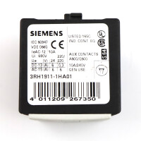 Siemens Hilfsschalterblock 3RH1911-1HA01 GEB