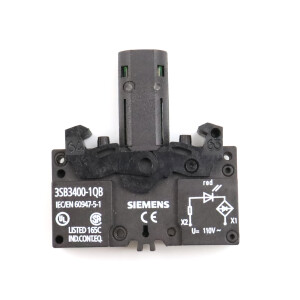 Siemens LED Lampenfassung 3SB3400-1QB NOV