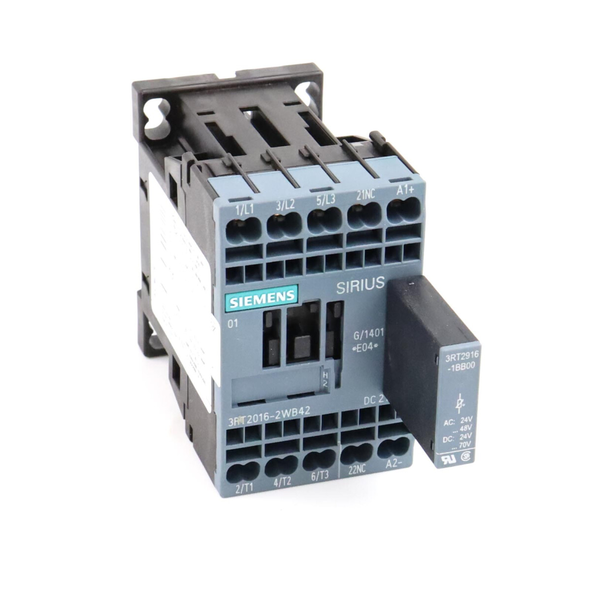 Siemens Leistungsschütz 3RT2016-2WB42 GEB