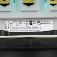 Siemens Hauptschalter 3LD2504-1TL51 GEB