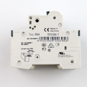 Siemens Leitungsschutzschalter 5SY6306-7 GEB