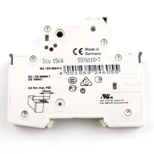 Siemens Leitungsschutzschalter 5SY6110-7 GEB