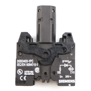 Siemens Lampenfassung 3SB3403-1PC NOV