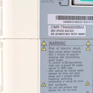 Yaskawa Frequenzumrichter T1000A CIMR-TR4A0009BMA REV:A GEB