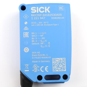 SICK Reflex Array Lichttaster RAY26P-34162530A00 1221947 NOV