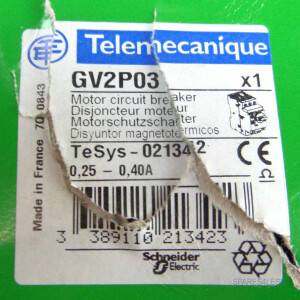 Telemecanique Motorschutzschalter GV2P03 TeSys - 021342 OVP
