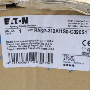 Eaton Drehzahlsteller RASP-312AI1S0-C320S1 150181 OVP