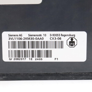 Siemens Leistungsschalter 3VL1110-2KM30-0AA0 HCX3B060 OVP