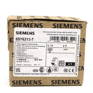 Siemens Leitungsschutzschalter 5SY6213-7 OVP