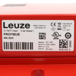 Leuze Profibus Gateway MA 204i 50112893 OVP