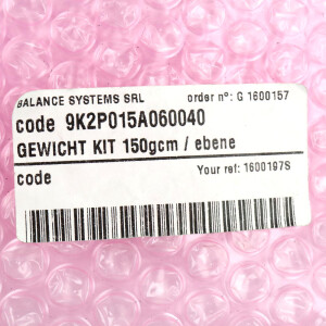 Balance Systems Gewicht-Kit 9K2P015A060040 OVP