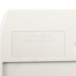 Siemens Abteilungstrennplatte 8WH9070-0AA00 (40Stk.) NOV