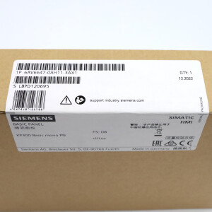 Simatic HMI KP300 Basic mono PN 6AV6647-0AH11-3AX1 FS:08 SIE