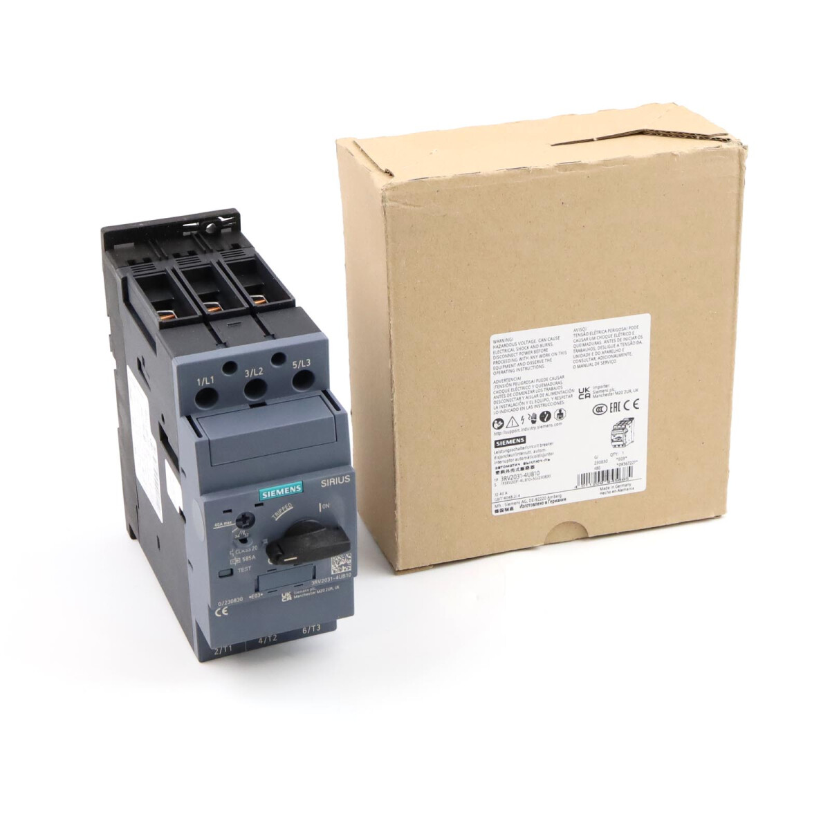 Siemens Leistungsschalter 3RV2031-4UB10 OVP