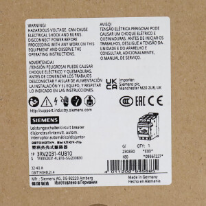Siemens Leistungsschalter 3RV2031-4UB10 OVP