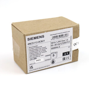 Siemens Stromwandler 4NC5112-0CB21 OVP