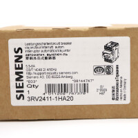 Siemens Leistungsschalter 3RV2411-1HA20 OVP