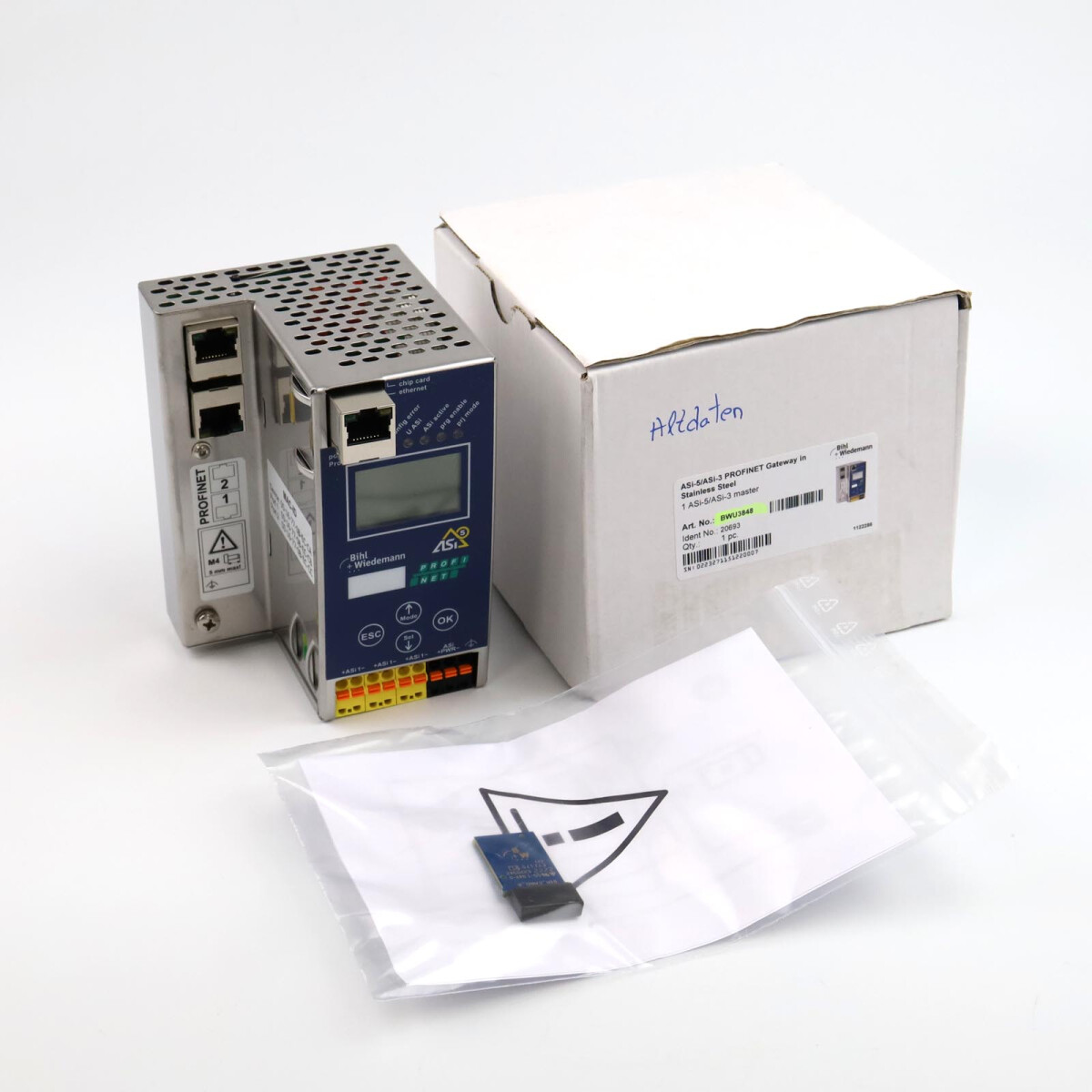 Bihl+Wiedemann ASi-5/ASi-3 PROFINET Gateway BWU3848 OVP