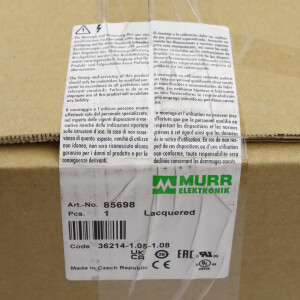 MURR ELEKTRONIK Stromversorgung 85698 SIE