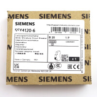 Siemens Leitungsschutzschalter 5SY4120-6 OVP