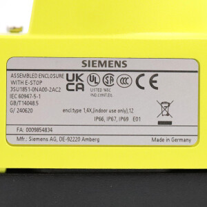 Siemens Gehäuse 3SU1851-0NA00-2AC2 OVP