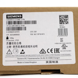 Sinamics CU240E-2 PN 6SL3244-0BB12-1FA0 CFS:E01 FW:V4.7 OVP
