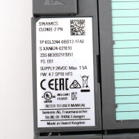 Sinamics CU240E-2 PN 6SL3244-0BB12-1FA0 CFS:E01 FW:V4.7 OVP