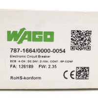 WAGO Elektronischer Schutzschalter 787-1664/0000-0054 OVP