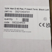 Harting Anschlussverteiler 09210404701 OVP