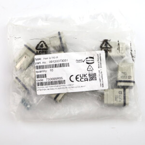 Harting Stifteinsatz Han Q 7/0-M 09120073001 (10Stk.) OVP