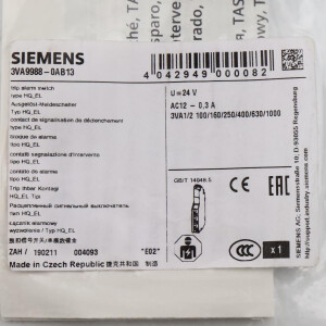 Siemens Meldeschalter 3VA9988-0AB13 OVP