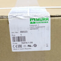 MURR ELEKTRONIK Einphasen Sicherheitstransformator 86023 OVP