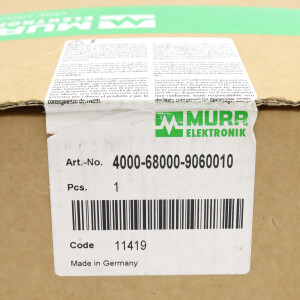 MURR ELEKTRONIK Gehäuse 1-fach Kunststoff 4000-68000-9060010 SIE