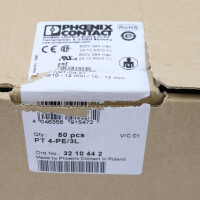 Phoenix Contact Mehrstockklemme PT 4-PE/3L 3210442 (50Stk.) OVP