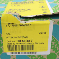 Phoenix Contact Überspannungsschutzgerät PT 2X1-VF-120AC 2859327 (6Stk.) OVP