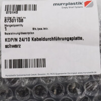 Murrplastik Kabeldurchführungsplatte KDP/N 24/10 87301108 OVP