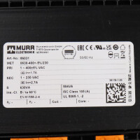 MURR ELEKTRONIK Einphasen Steuer- und Trenntransformator 86031 NOV