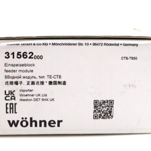 Wöhner Einspeiseblock 31562000 (10Stk.) OVP