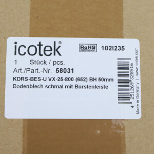 icotek Schaltschrankbodenblech KDRS-BES-U VX-25-800 (652) BH 50mm 58031 OVP