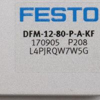 Festo Führungszylinder DFM-12-80-P-A-KF 170905 GEB