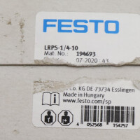 Festo Präzisions-Druckregelventil LRPS-1/4-10 194693 OVP