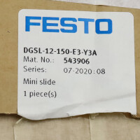 Festo Mini-Schlitten DGSL-12-150-E3-Y3A 543906 OVP