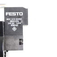 Festo Druckaufbau- und Entlüftungsventil MS6-SV-1/2-D-10V24-2M12-SO-WB 548713 OVP
