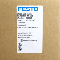 Festo Wartungsgeräte-Kombination MSB6-AGD:C4:J86:F1:V39:F17-WP-UL1 531030 OVP