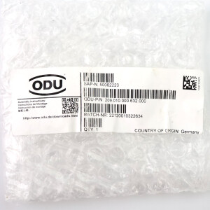 ODU Steckverbinder Geräteteil 209.010.000.632.000 OVP